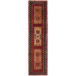 Vidal Tapis de couloir en laine 288x72 brun Kashkuli