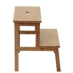 Avis Decoshop26 Escabeau tabouret en bois bambou 43x47x38cm 04_0005425