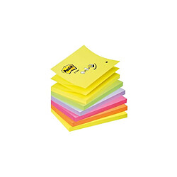 Post-it Bloc-note adhésif Z-Notes, 127 x 76 mm, 6 couleurs ()