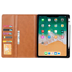 Avis Wewoo Housse Étui Coque en cuir à rabat horizontal avec texture pour peau iPad Pro 11 pouces 2018avec cadre photo et supportlogements cartesportefeuille et fente stylo Noir