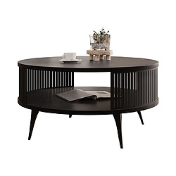 Bestmobilier Forini - table basse - noir - 75 cm