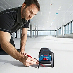 Laser points et lignes Bosch GCL 215 Professional sans batterie ni chargeur pas cher