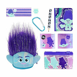 Best Of Tv REAL LITTLES Trolls - Mini Sac à Dos avec Mousqueton Licence Trolls - Cadeau Surprise - Modèle et Coloris Aléatoires pas cher