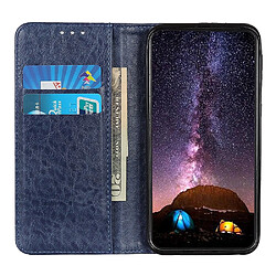 Acheter Wewoo Housse Coque Pour Galaxy S11E Magnétique Rétro Crazy Horse Texture Étui en cuir à rabat horizontal avec support et fentes cartes et cadre photo bleu