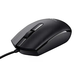 Souris USB Trust TM101 Eco 1200dpi - Fabriquée avec 50% de plastiques recyclés - 3 Boutons - Utilisation ambidextre - Câble 1,60 m - Couleur Noir