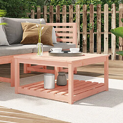 vidaXL Table de jardin 82,5x82,5x45 cm bois massif de douglas