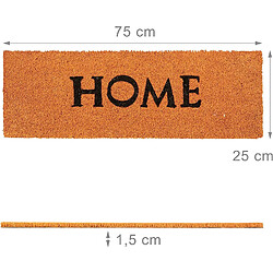 Helloshop26 Paillasson tapis de sol porte d’entrée essuie-pieds fibres de coco home orange 13_0001850_2