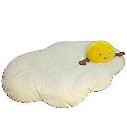 Universal Remplis d'oeufs frits doux jouets peluche peluche dessin animé poupon d'oeufs de joho coussin de coussin de sommeil (20 * 28 cm)