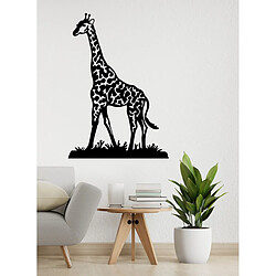 Avis EPIKASA Décoration en Métal Girafe 2, Noir, Métal, 70x1,5x101 cm