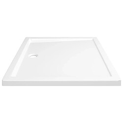 Avis vidaXL Receveur de douche rectangulaire ABS Blanc 80x90 cm