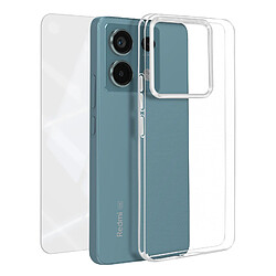 Mayaxess Pack Protection pour Xiaomi Redmi Note 13 Pro 5G Coque et Verre Trempé Transparent