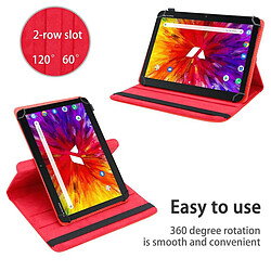 Cadorabo Coque Acepad A121 (10.1 Zoll) Etui en Rouge