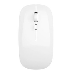 Souris Sans Fil Bluetooth5.0 Double Mode + Mode 2,4 GHz Pour Ordinateur Portable PC Blanc pas cher