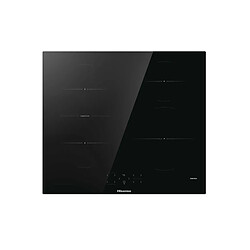 Table de cuisson induction 60cm 4 feux 7200w noir - HI6421BSC - HISENSE