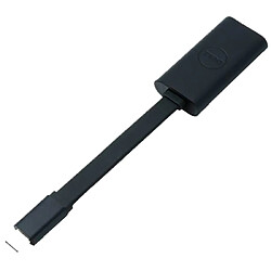 DELL 470-ABND adaptateur et connecteur de câbles Gigabit Ethernet USB Type-C Noir