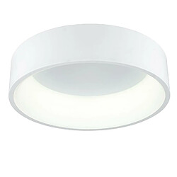 Plafonnier rond LED 30W CCT 3000K 4000K plafonnier applique murale cuisine bureau entrée 40cm 230V BLANC