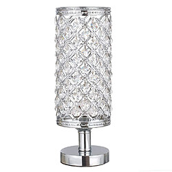 Acheter Lampe De Table En Cristal De Chevet De Bureau Lampe De Lecture Chambre Décoration Argent