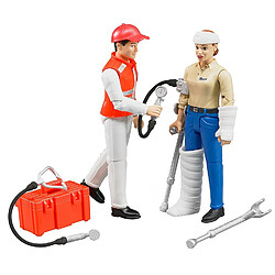 Bruder Set de deux figurines - Ambulancier et victime