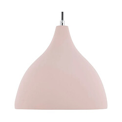 Beliani Lampe suspension rose LAMBRO