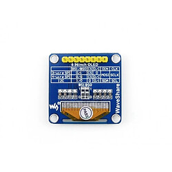 Avis Wewoo Waveshare 0,96 pouce 128 * 64 OLED Binterfaces SPI / I2Ctête de broche verticale droite