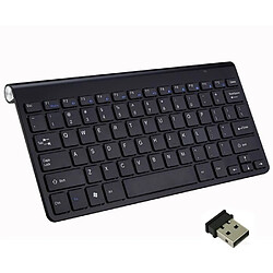 2.4G sans fil clavier et souris Mini multimédia clavier souris ensemble combiné pour ordinateur portable ordinateur portable