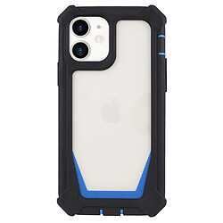 Coque en TPU + acrylique détachable 2-en-1 noir/bleu pour votre iPhone 11 6.1 pouces