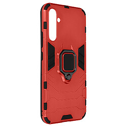 Avizar Coque pour Samsung Galaxy A54 5G Hybride Antichoc Bague Métallique Support rouge