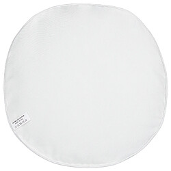 Beliani Lot de 2 coussins TORBORA 40 x 40 cm Motif de plante Blanc pas cher