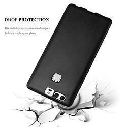 Cadorabo Coque Huawei P9 Etui en Noir pas cher