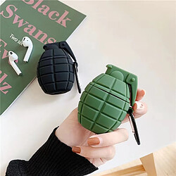 GUPBOO Airpods Coque Housse Étui Protecteur Compatible pour AirPods 3-Silicone de grenade simulée