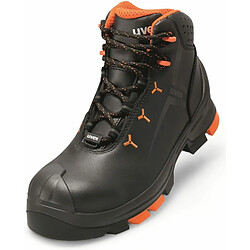 uvex 2 Chaussures montantes S3 SRC, T. 43, noir/orange ()