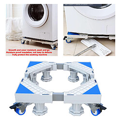 Support De Base Pour Machine à Laver Réfrigérateur Rondelle à Rouleaux Chariot Style 1 Blanc pas cher