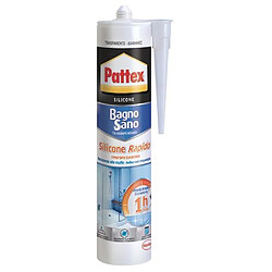 Pattex silicone rapide transparent 300 ml résistant à l'eau appareils sanitaires 