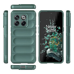 Htdmobiles Coque pour OnePlus 10T 5G - housse etui silicone gel fine + verre trempe - VERT