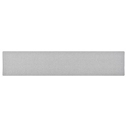 vidaXL Tapis de couloir Gris clair 80x400 cm