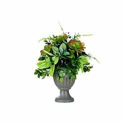 Ibergarden Plante décorative Verre Plastique 25 x 36 x 25 cm (4 Unités)