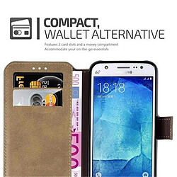 Cadorabo Coque Samsung Galaxy J5 2015 Etui en Brun pas cher