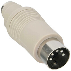 Adaptateur clavier, InLine®, 5 broches DIN prise sur PS/2 prise femelle