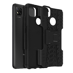 Avizar Coque Redmi 9C/10A Protection Bi-matière avec Béquille Support