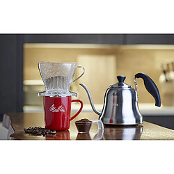 Melitta Bouilloire, Compatible avec Tous les Types de Cuisinières, Poignée Anti-brûlure, 0,7 L, Pour Over, Acier Inoxydable pas cher