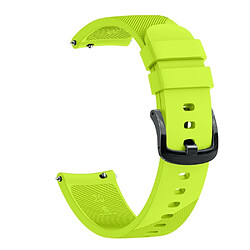 Bracelet en silicone sergé 22mm vert pour votre Garmin Forerunner 645