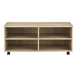 Acheter Meuble de rangement à roulettes Gränne 90 x 35 x 41 cm chêne Sonoma [en.casa]