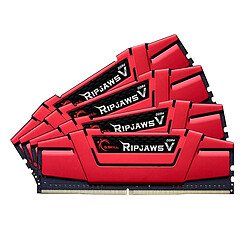 G.Skill Ripjaws V - 4 x 16 Go - DDR4 2133 MHz CL15 - Rouge