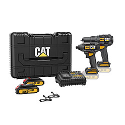 Acheter Wesco CAT 18V Kit combiné 2 en1 (perceuse à percussion& tournevis à percussion), DX12K