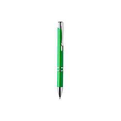 Totalcadeau Stylo bleu à bille finition brillante - Stylo encre bleu design Couleur - Vert pas cher