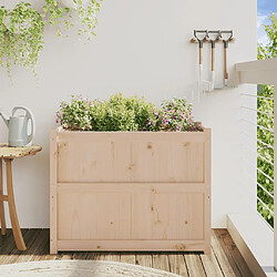 Avis Maison Chic Jardinière,Bac à fleurs - pot de fleur 90x50x70 cm bois de pin massif -GKD81661