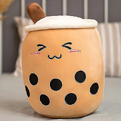 Universal 25cm Bubble Tea Peluche Milk Bubble Tea Deluxe Coussin en forme de tasse farci Doux Dos Coussin Cadeau