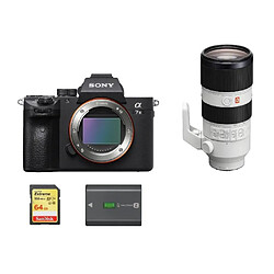 SONY A7 III + SEL 70-200MM F2.8 GM OSS + 64GB SD card + SONY NP-FZ100 Battery