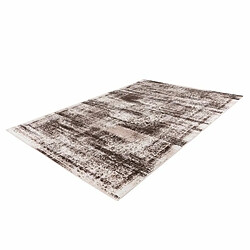 Acheter Paris Prix Tapis Vintage à Poils Courts Ariya Taupe & Marron 160 x 230 cm