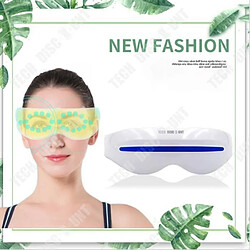 Acheter TD® Appareil de massage oculaire yeux chauffant silencieux infrarouge vibration cernes masque de nuit relaxation anti fatigue blanc